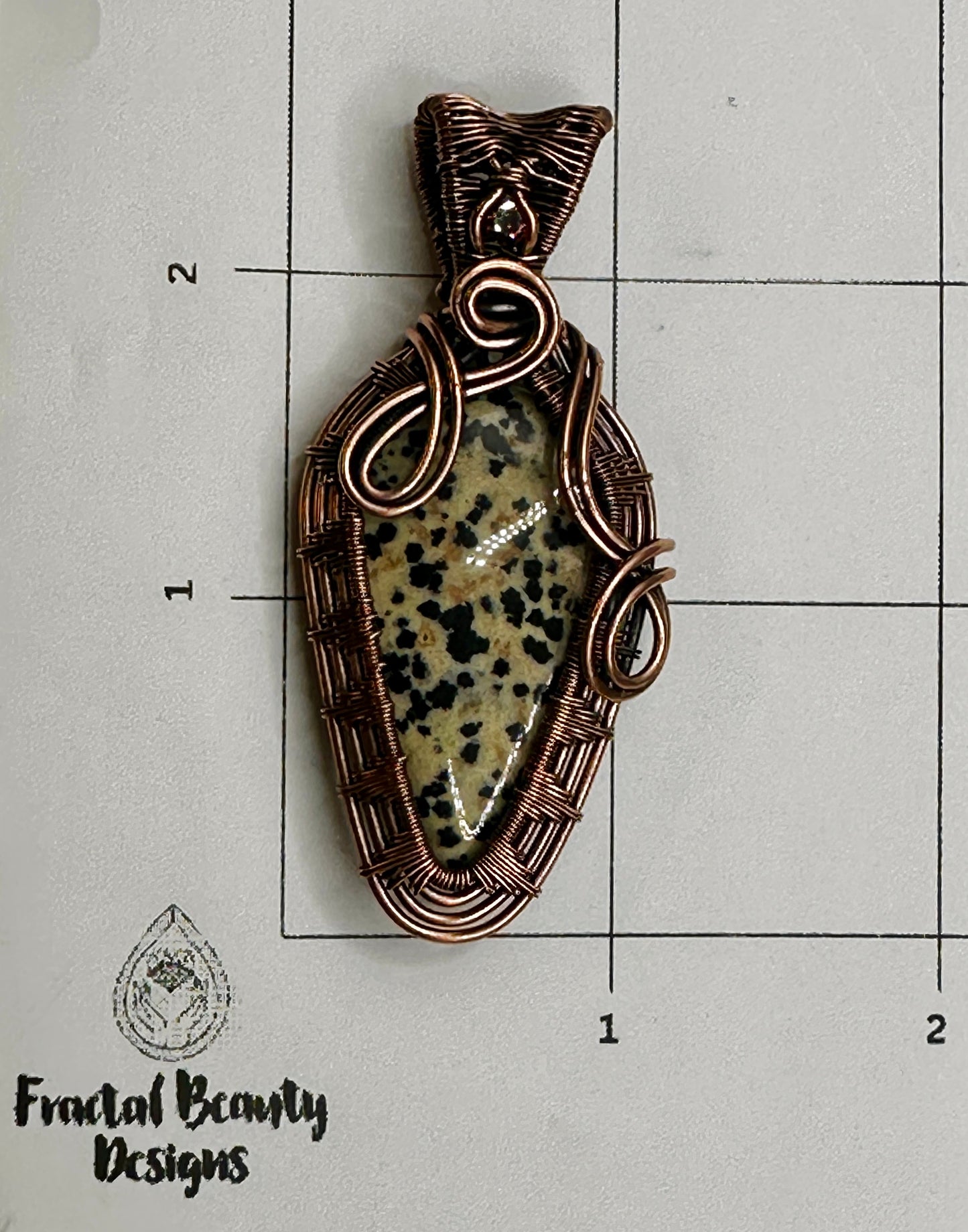 Dalmatian Jasper in Copper