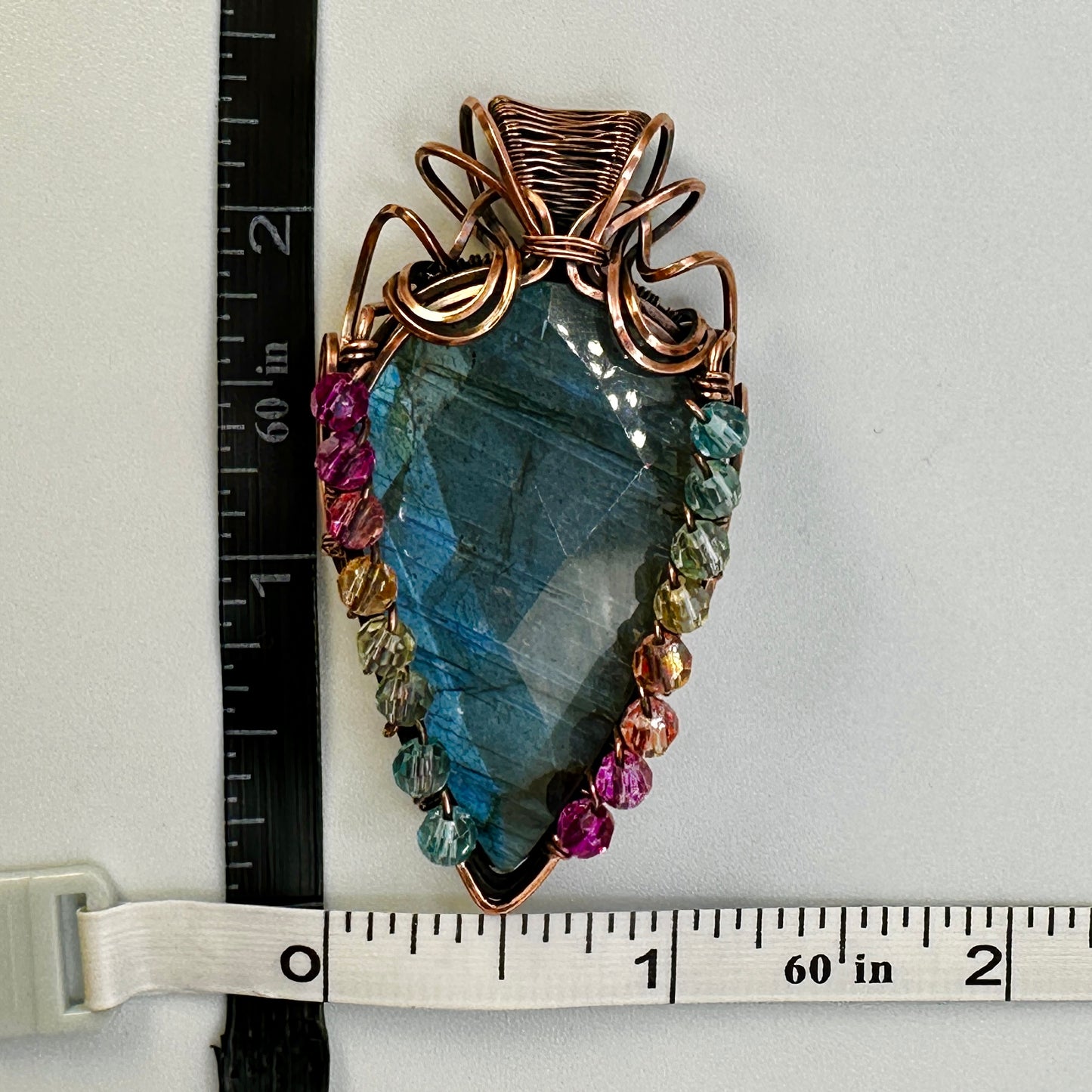 Labradorite w/ Rainbow Beads
