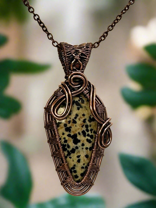 Dalmatian Jasper in Copper