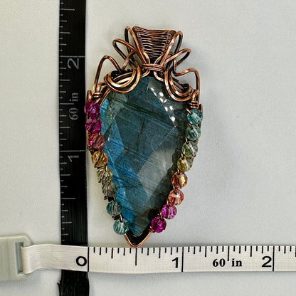 Labradorite w/ Rainbow Beads