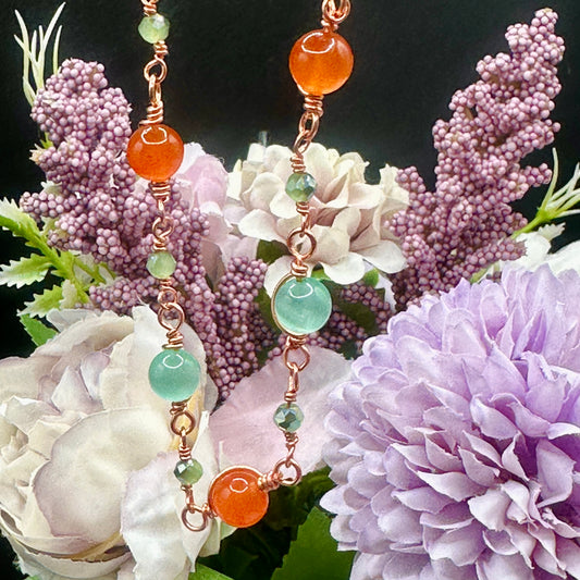 "Showgirl" Confetti Chain Necklace